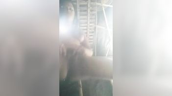 Horny Guwahati Village Girl Shoves Bamboo Up Her Wet Pussy.