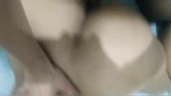 a Schoolgirl in Her Brother's Room While His Family Is Outside.