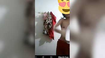 Big Tits Model Begs for Attention in Dirty Solo Sex Show on Camera.