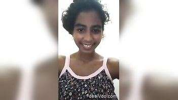 Sri Lankan Curly-Haired Hottie's Juicy Pussy Gets Fucked Hard in Leaked Videos!