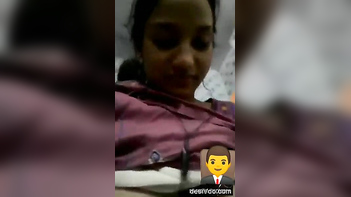 Filthy Desi Slut Rubbing Her Wet Pussy on Video Call.