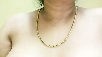 Desi Hot Aunty Boobs Bouncing Wildly in Hardcore Pounding Action.
