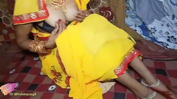 Indian Newlywed Gets Pounded Raw On Her First Night In Saree