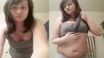 Petite Babe Flashes Tiny Tits and Fucks Herself Silly with a XXX Toy