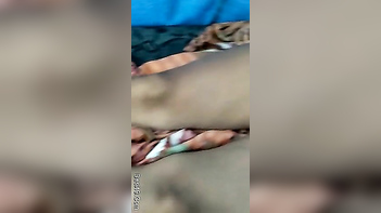 Fierce Desi Aunty Spreading Her Juicy Trimmed Pussy for Naughty Hubby's Pleasure