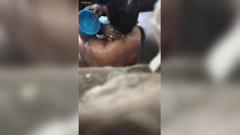 Desi Aunty Caught on Hidden Cam in the Bath, Soaking Wet and Damn Sexy