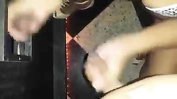 Desi Telugu Girl Pavitra Jerks Cock in Public Pub, Making Him Cum Hard.