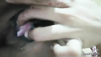 Fiery Indian Slut Furiously Fingers Her Bushy Snatch to Screaming Orgasm.