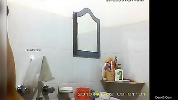 Filthy Indian Aunty Films Raunchy Bathroom Video and Uploads It to XXX Site