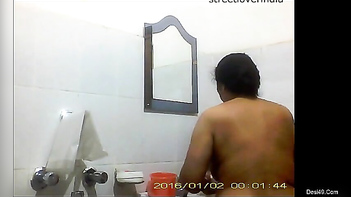Filthy Indian Aunty Films Raunchy Bathroom Video and Uploads It to XXX Site