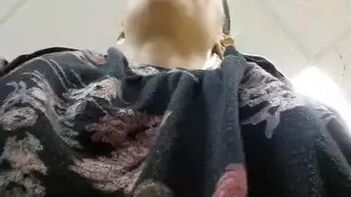 Pervert Caught Under Table, Desi Babe Flashes Tits and Gets Off Hard.