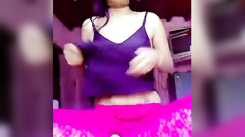 Amateur Desi Babe Furiously Rubs Her Juicy XXX Cherries in Solo Sex Action
