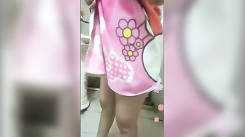 Busty Indian Babe Gets Freaky in Bathroom Sex Chat with Horny Pal.