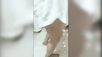 Busty Indian Babe Gets Freaky in Bathroom Sex Chat with Horny Pal.