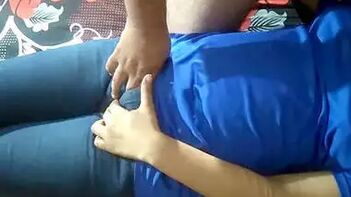 Desi Bhabi's Tight Pussy Hard, Making Her Moan and Cum Like a Slut.