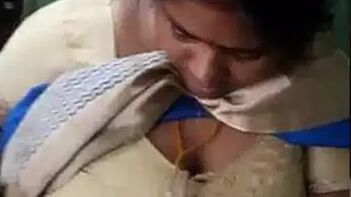 Insistent Indian Man Coaxes Wife to Flash Her Boobs for His Porn Film.