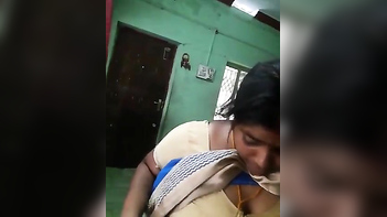 Insistent Indian Man Coaxes Wife to Flash Her Boobs for His Porn Film.