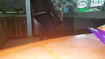 in the Kitchen - Hardcore Banging and Messy Cumshots Galore!