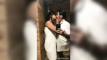 Punjabi Couple Banging Hard in Hotel Room, Moaning Loud and Rough.