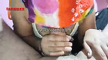 Bhabhi Fucked Hard by Horny Society Guard in Indian Desi Porn Video.