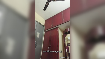 Fap-Happy Perv Jerks Off to Desi Landlady's Raunchy Video Action