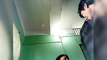 Indian Boy's Erect Cock Gets Stroked Hard by Horny GF in Steamy Session.