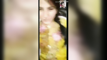 Horny Paki Girl Gets Naughty on Video Call, Fucks Herself Silly for Boyfriend