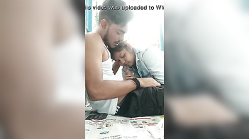 Horny Housewife Gets Drilled Hard and Takes a Messy Desi Blowjob.