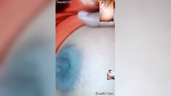 Indian Slut Shoves Fingers Deep in Pussy and Flaunts Her Tits.