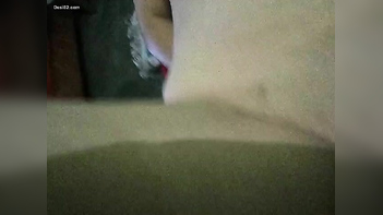 Little Shaved Pussy Gets Fucked Hard and Creampied in Close-Up.