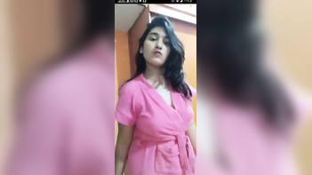 Desi Bitch Gets Her Tits Poked Hard Through Her Dress.