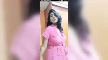 Desi Bitch Gets Her Tits Poked Hard Through Her Dress.