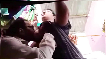 Busty Kannada Milf Aunty Gets Her Big Boobs Sucked Hard by a Horny Tailor.