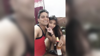 Desi Lovers' Wild Beer-Fueled Fuck Fest - Hardcore Indian Porn Tube Action