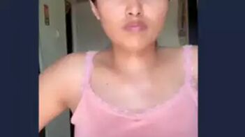 Busty Desi Babe's Nipples Poking Through Her Shirt on Insta Live.