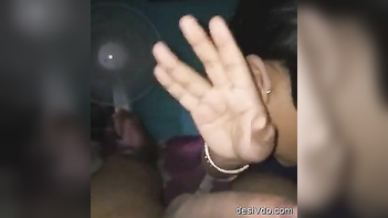 Desi Bhabhi's Wild Cock Sucking Skills in Indian Porn Tube Video