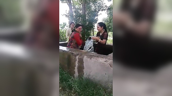 Desi Sluts Get Wild in Village Pool - Rough Indian Fucking Caught on Tape