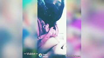 Indian Chick in Hijab with Juicy Natural Tits Teases the Shit Outta You