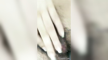 Desi Chick With Juicy, Unshaved Pussy And Firm, Perky Tits