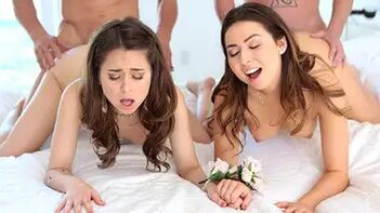 DaughterSwap - Horny Sluts Ravaged by Stepdads in Wild Fucking Session