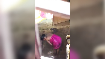 Desi Babe Get Drenched and Dirty in Steamy Outdoor XXX Shower - Indian Porn Tube