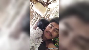 This Horny Tribal Indian GF Ride Her BF's Dick Hard and Fast, Moaning Loudly.