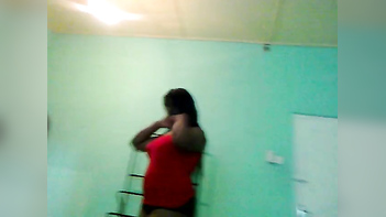 Desi Babe Gags on Her Lover's Fat Cock, Sucking It Dry Like a Pro.