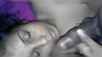 This Slutty Desi Bitch Get a Huge Load of Cum Blasted All Over Her Face
