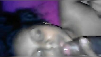 This Slutty Desi Bitch Get a Huge Load of Cum Blasted All Over Her Face