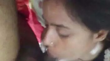Indian Bhabhi Sucks Cock Like a Pro, Dirty Talk Included