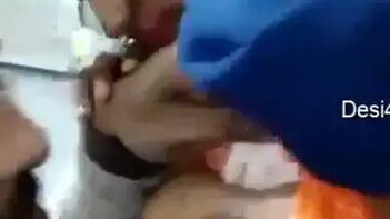 Desi Chick’s Juicy Nipples Get Licked by Her Horny Mustachioed Buddy