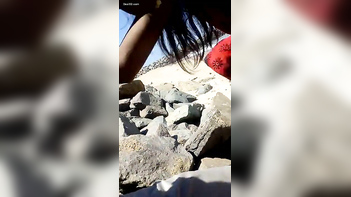 Village Girl Greedily Sucking Cock Outdoors - Raw Desi Porn Tube Action.