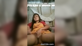 Busty Assamese Babe Rubs Her Pussy Hard in This Hot Indian Porn Video.