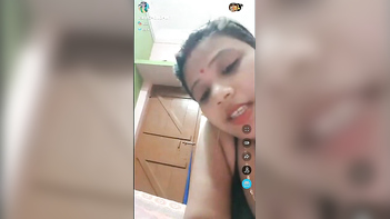 Village Wife Flaunts Her Huge Naked Tits on Cam - Watch Now!